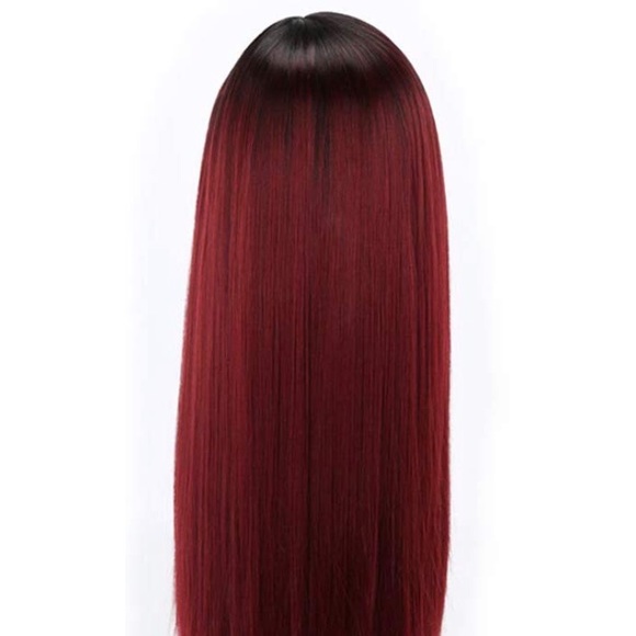 ?Ula RED & Black ombré Cosplay  BANG  Wig?*NWT*